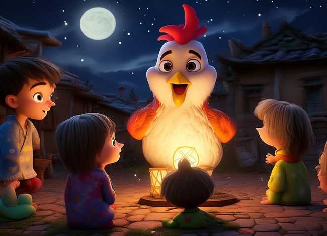 半夜鸡叫儿童故事表演、半夜鸡叫幼儿故事视频