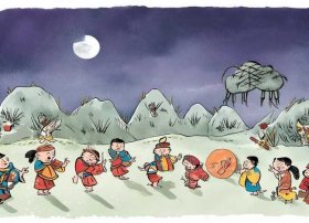 年的来历故事绘本 - 年的来历绘本故事简笔画