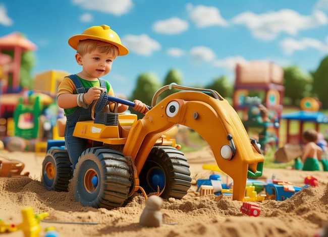 小朋友挖掘机的故事 小朋友挖掘机的故事大全