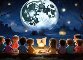 关于月亮的故事孩子易懂；关于月亮的故事孩子易懂吗