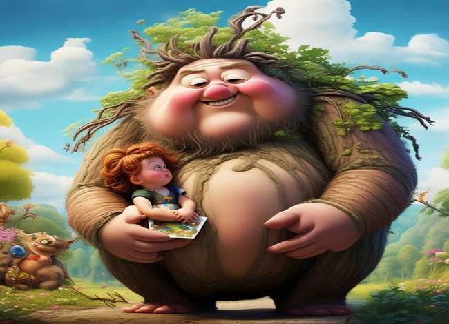 儿童故事绘本《巨人》，巨人的绘本故事