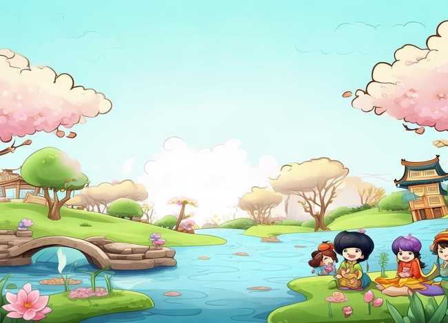 儿童古诗背景纸打印(幼儿古诗背景) 儿童古诗背景纸打印(幼儿古诗背景)