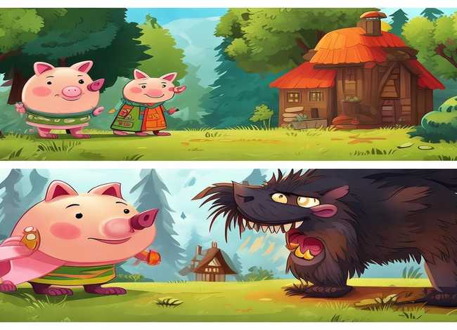 儿童读故事书3-6岁三只小猪、故事书大全阅读(6~12岁)听免费三只小猪