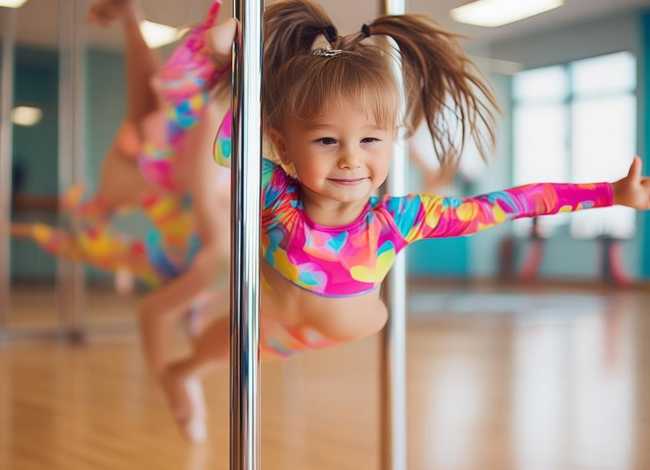 儿童女生钢管舞冠军，钢管舞儿童女孩