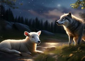睡前小故事狼和小羊的故事；狼和小羊的故事大全 睡前故事