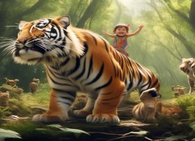 儿童讲故事狐假虎威视频、小朋友讲故事狐假虎威视频