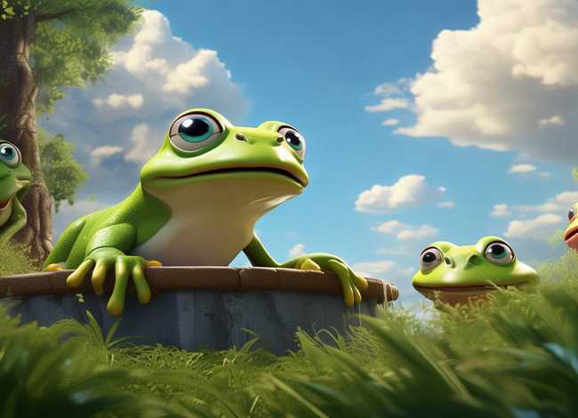 坐井观天绘本连环画 - 坐井观天的连环画 坐井观天绘本连环画 - 坐井观天的连环画