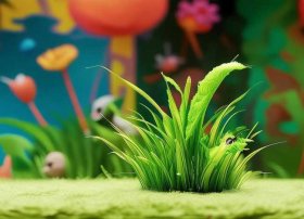 儿童剧靰鞡草的故事吉林市话剧团 童话剧里的小草道具