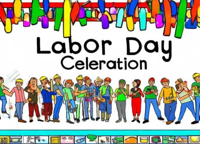 关于劳动节的手抄报模板图片 - 关于劳动节的手抄报模板图片四年级