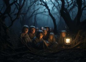 可怕的夜晚儿童小故事，可怕的夜晚小学生作文