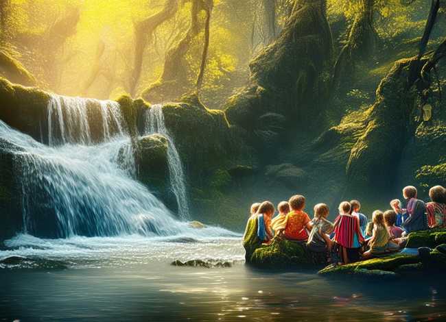 瀑布儿童故事、瀑布的传说故事 瀑布儿童故事、瀑布的传说故事