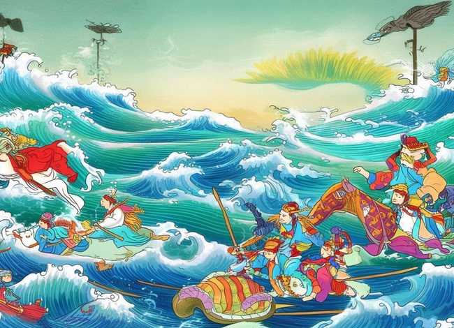 八仙过海儿童故事在线听 - 八仙过海绘本故事在线听