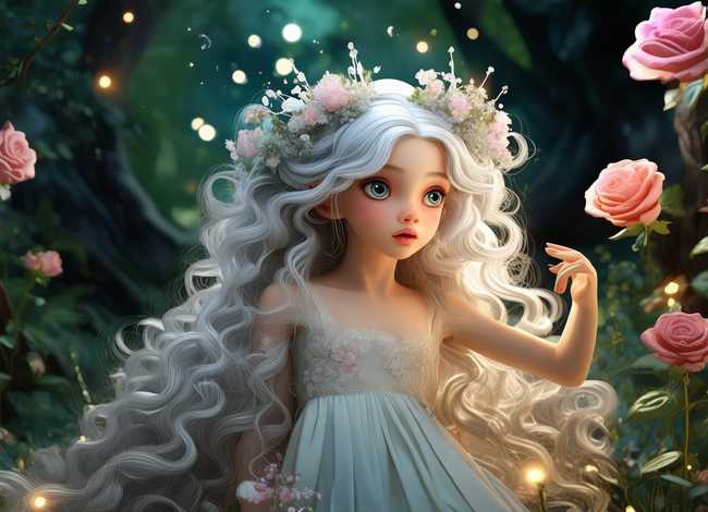 儿童故事绘本长发公主 长发公主的绘本故事