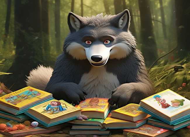 大灰狼儿童故事大全100篇，少儿大灰狼故事大全