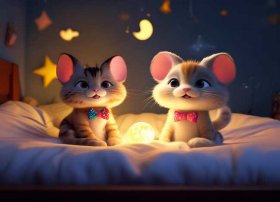 儿童睡前故事猫和老鼠，幼儿睡前故事,猫和老鼠做朋友