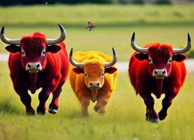 三只小公牛的故事 - 三只小公牛的故事内容