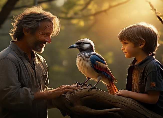 儿童故事父亲与鸟 父亲和鸟的故事 儿童故事父亲与鸟 父亲和鸟的故事