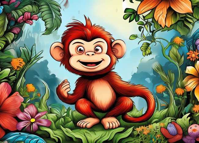 儿童有声绘本故事猴子、猴子绘本故事大全带图片