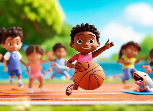 关于运动的儿童故事，关于运动的幼儿故事或绘本