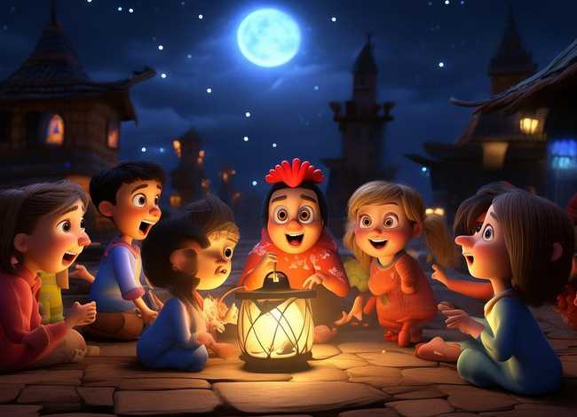 半夜鸡叫儿童故事表演、半夜鸡叫幼儿故事视频