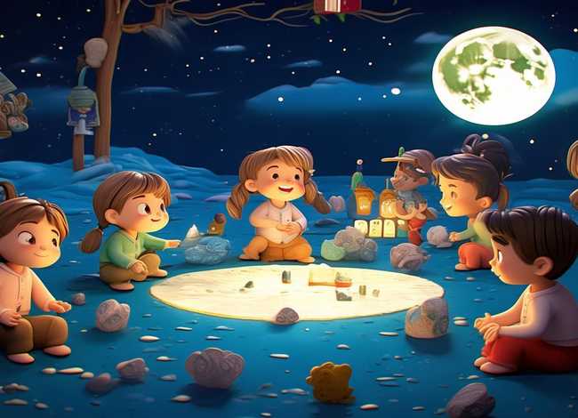 关于月亮的儿童故事；关于月亮的故事幼儿园