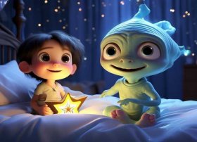 外星人故事儿童睡前故事 - 外星人的睡前故事