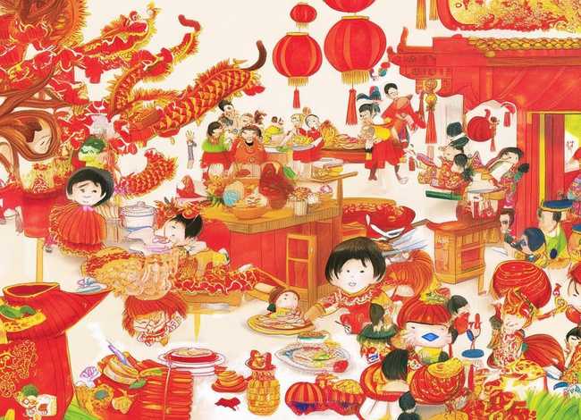 春节的故事儿童绘画、春节的故事绘本故事 春节的故事儿童绘画、春节的故事绘本故事