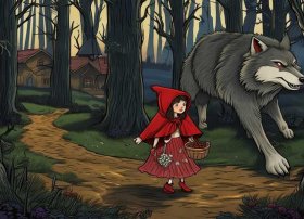 小红帽大灰狼的故事完整版 小红帽和大灰狼的故事完整版文字