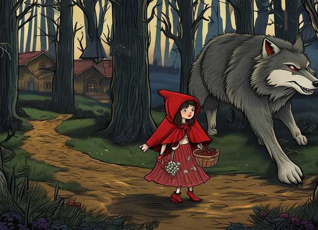 小红帽大灰狼的故事完整版 小红帽和大灰狼的故事完整版文字