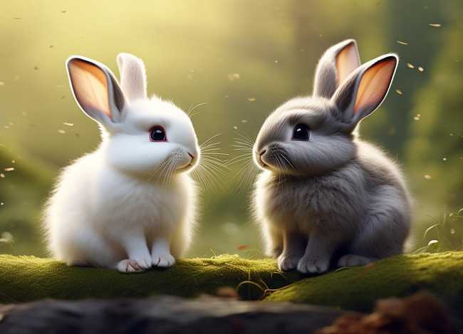 小故事小白兔和小灰兔（故事小白兔和小灰兔背景音乐）