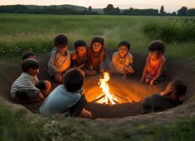 小土坑儿童故事完整版（小土坑故事图片）