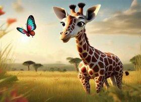 儿童故事长颈鹿的故事；长颈鹿的幼儿故事