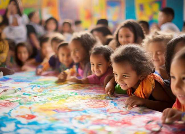 慈善 儿童；慈善 儿童画