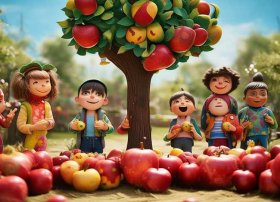 苹果的故事儿童 苹果的故事幼儿园
