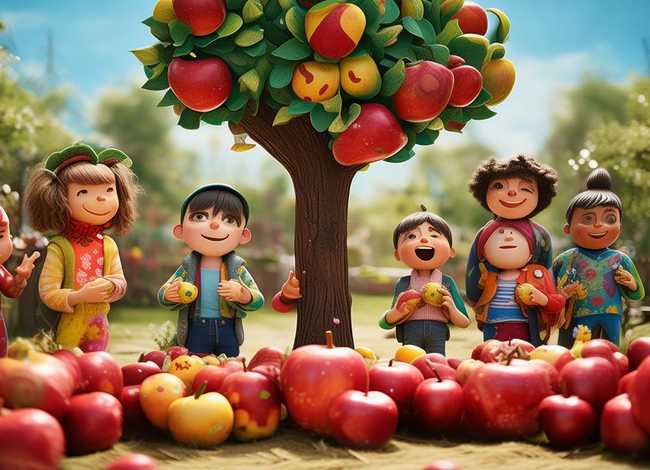 苹果的故事儿童 苹果的故事幼儿园 苹果的故事儿童 苹果的故事幼儿园