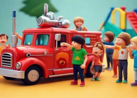 儿童故事消防车的故事大全 - 消防车的幼儿故事