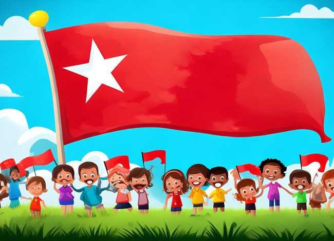 红旗儿童简笔画 - 红旗简笔画 儿童画 红旗儿童简笔画 - 红旗简笔画 儿童画