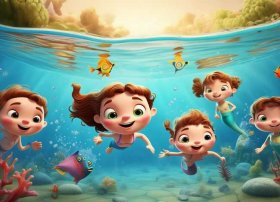 儿童故事游泳音频 - 幼儿游泳小故事