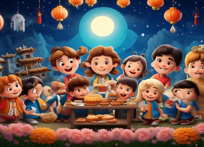 中秋节儿童故事绘本、中秋佳节绘本故事幼儿3-6岁 中秋节儿童故事绘本、中秋佳节绘本故事幼儿3-6岁