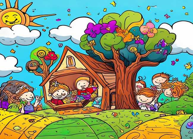 儿童故事图画，儿童故事图画简笔画