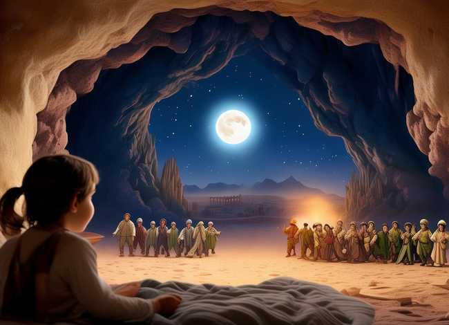 儿童睡前故事阿里巴巴和40个大盗；1睡前故事阿里巴巴和40大盗