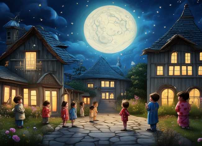 月亮故事幼儿园 幼儿园月亮的故事绘画 月亮故事幼儿园 幼儿园月亮的故事绘画