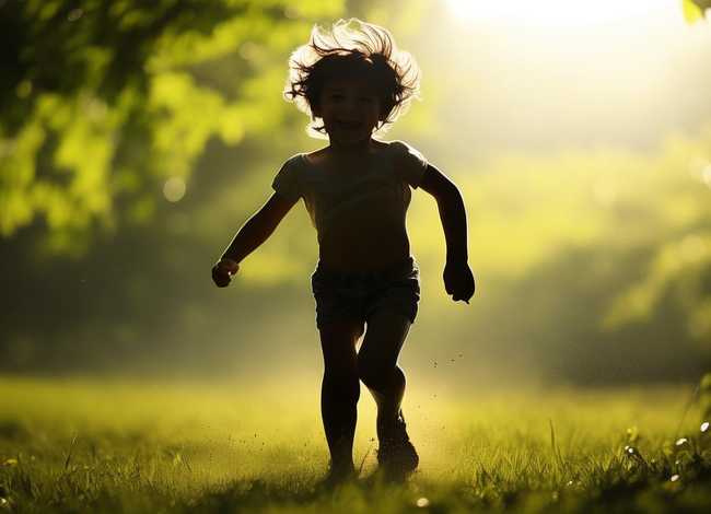 儿童奔跑剪影 儿童奔跑剪影怎么做