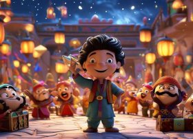 阿里巴巴和四十大盗动画片完整版，阿里巴巴和四十大盗动画片少儿