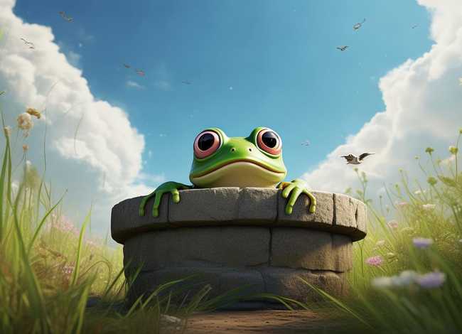 坐井观天故事绘本文字 坐井观天故事绘本文字怎么写