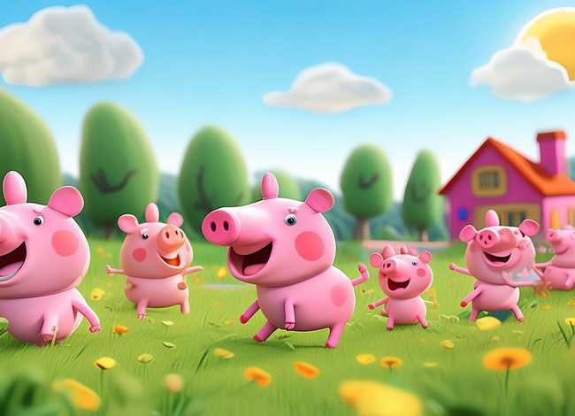 儿童童话故事动画片小猪佩奇，动画片少儿小猪佩奇的故事