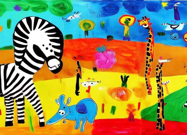 儿童画动物的故事；儿童画动物的简单画法