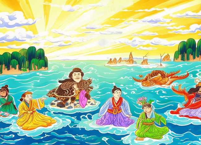 八仙过海的故事 绘本（八仙过海的故事 绘本怎么画）