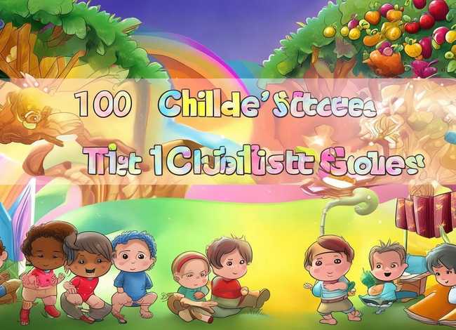 100个儿童启蒙故事 幼儿启蒙故事100篇 婴幼儿