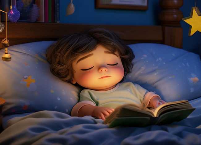 大孩子听故事；大孩子听故事睡觉有没有好处呢